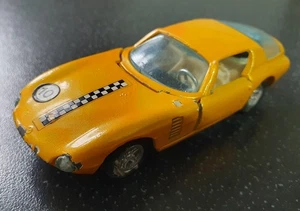 1980s VINTAGE METALLIC YELLOW JOAL 105 ALFA ROMEO GIULIO 1600 DIE-CAST MODEL CAR - Picture 1 of 24