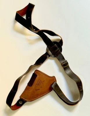 Кожаная наплечная кобура Bianchi CHIEF S P COLT DET SP регулируемый кожаный ремень - Изображение 1 из 4