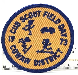 Vintage 1973 BSA Cub Scout Field Day Cowan District Patch - Picture 1 of 2