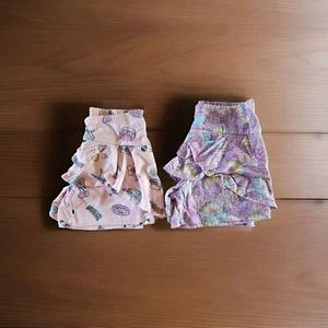 Girls Size 6 & 7 Skorts Mermaid + Panda - Picture 1 of 1