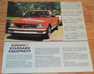 1983 GMC S15 GYPSY TRUCK ORIGINAL DEALER ADVERTISEMENT AD 83 PICKUP - Bild 1 von 1
