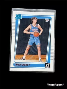 Josh Giddy Clasificado Novato 2021-22 Panini Donruss RC #202 Oklahoma City Thunder Casi Nuevo+ - Imagen 1 de 2