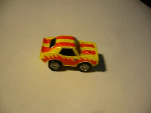 Micro Machines Galoob - ‘71 Plymouth Barracuda Die# 2 - Yellow with Red Flames - Picture 1 of 2