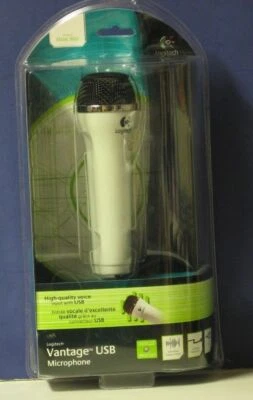 Logitech Vantage USB Microphone for XBox 360 - White - New In Package - Image 1 of 2