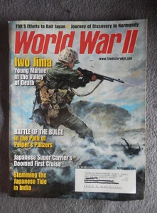 World War II magazine November 2001 Iwo Jima: Valley of Death VGC - Imagen 1 de 5