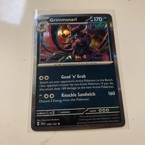Grimmsnarl - 086/142 - Holographic - Rare - Pokémon Trading Card Game - Picture 1 of 2