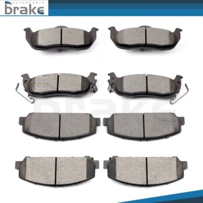 Front And Rear Ceramic Brake Pads Kit For Nissan Titan Infiniti 2008 2009 2010 Foto 1 de 4