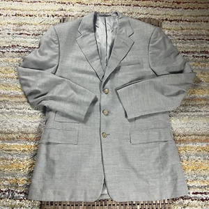 Ralph Lauren Purple Label 100% Cashmere Men's Sport Coat Blazer Grey Tan Medium - Picture 1 of 10