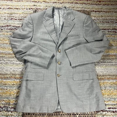 Abrigo Blazer Deportivo Ralph Lauren Etiqueta Púrpura 100% Cachemira Para Hombre Gris Tostado Mediano Foto 1 de 4