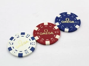 Fiches Da Gioco OMEGA Casinò Royal James Bond Collezione Originale Introvabili - Bild 1 von 2