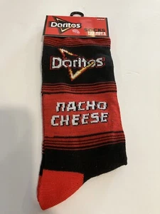 Doritos Nacho Käse Socken Männer Crazy Fun Crew ein Paar Neuheit Geschenk Größe 6-12 - Bild 1 von 4
