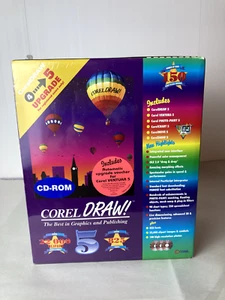 Vintage Neu in Box Corel Draw 5 CD ROM Box Set - Bild 1 von 4