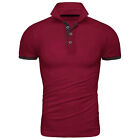 Mens Tops Casual Short Sleeve Slim Fit T-Shirts Sports Pullovers Golf Tennis Tee