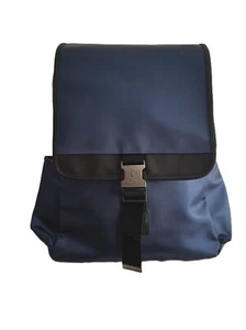 YVES SAINT LAURENT YSL Parfume Promo Adventurer Metallic Blue Backpack - Picture 1 of 5
