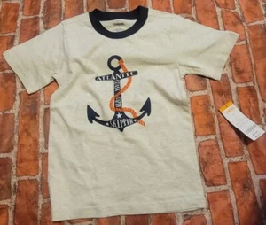 Gymboree Boys Anchor Shirt Sz 4 Nwt Summer Nautical - Picture 1 of 1