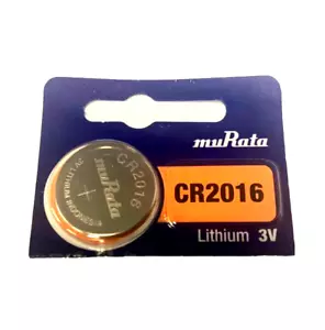 Batería de celda de moneda de 3 voltios CR2016 Murata (1 pieza) SB-T11 5000LC LiR2016 EXP 2030 - Imagen 1 de 2