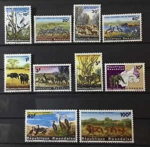 RWANDA #99-108. KAGERA NATIONAL PARK PUBLICITY. MNH - Picture 1 of 1