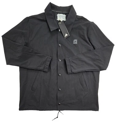 Adidas Adicross гольф Мужская тренер куртка черный XL IT8324 Рекомендуемая розничная цена производителя $120 - Изображение 1 из 4