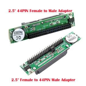 44Pin 2.5" IDE HDD Drive Male/Female to 7+15pin M/F SATA Adapter Converter Card - Picture 1 of 40