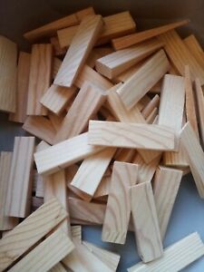 80x24mm, set of 12 Wooden Shims, Wedges/packers for leveling, frame fixing