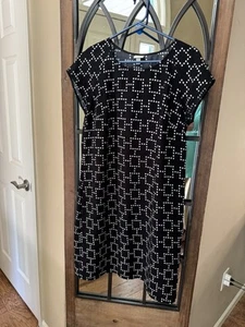 Merona Shirt Dress Women's Size L Geometric print Classic - Picture 1 of 4