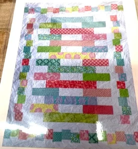 RARE "Gardens Gate" Quilt Pattern By EvaPaige Quilt Designs For Baby Or Lap/Twin - Picture 1 of 3