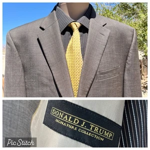Donald J Trump Blazer/Shirt/Hugo Boss Tie Men L44 Sport Coat Wool formal office - Picture 1 of 14