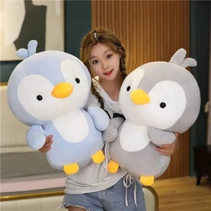 Superweicher Pinguin Plüschtier 35-55 cm Stofftier Puppe Geschenk für Mädchen Deko - Bild 1 von 20