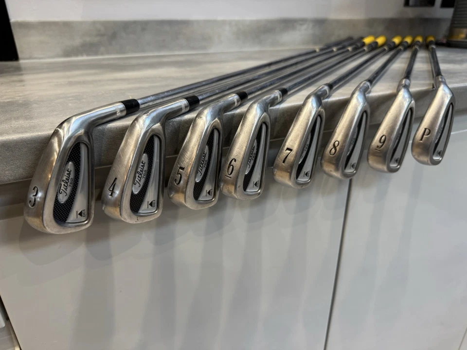 Titleist DCI 762 Irons 3-PW Dynamic Gold Steel Shafts Used Condition - Image 1 of 4