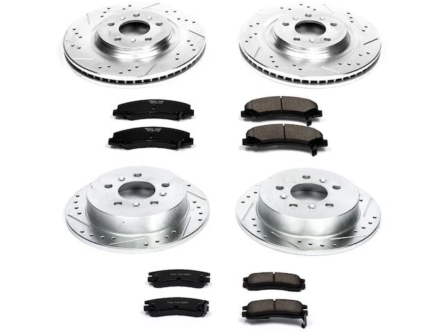 Kit de pastillas de freno delanteras y traseras y rotor para Buick LaCrosse QW117GX 2008-2009 Foto 1 de 1