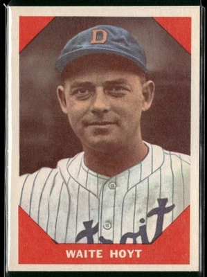 1960 Fleer Baseball Greats #69 Waite Hoyt EX/EX-MT - Image 1 of 2