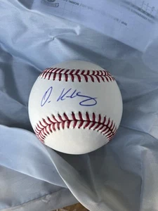 Orion Kerkering Philadelphia Phillies Firmado MLB Béisbol MLB Autenticado - Imagen 1 de 1