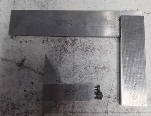 Starrett Tools # 20 4 1/2 Vierkant und Lufkin 138 Mini verstellbare Maschinistenwerkzeuge - Bild 1 von 10