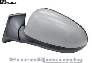 Piastra Sx Curvo Cromato per Specchietto Retrovisore Lancia Musa 2010/> Vetro