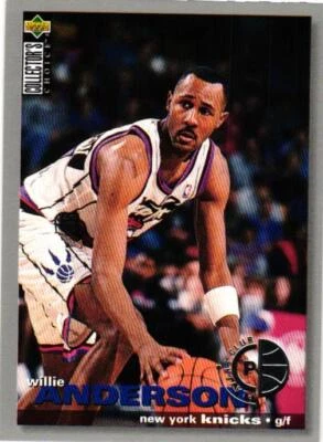 1995-96 Collector's Choice #T21 Willie Anderson 1995-1996 Debut Player's Club - Image 1 of 2