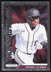 2021 Panini Prizm Draft Picks #T-DC Denzel Clarke Thunderstruck NRMT or Better