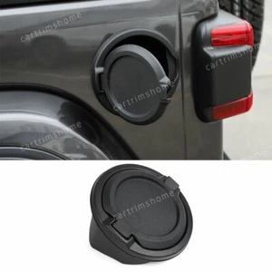 Kit de tapa de relleno de tapa de llenado de tapa de combustible negra para Jeep Wrangler JL 2018-2019 - Imagen 1 de 9