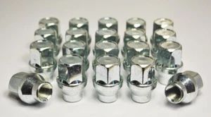 Juego de 20 tuercas de rueda de aleación hexagonales M14 x 1,5, 19 mm con vástago de 6 mm (plata) - Imagen 1 de 2