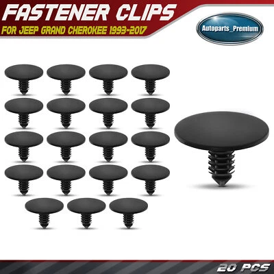 20 piezas clips de retención de aislamiento de capó de nailon de 7,1 mm para Jeep Grand Cherokee 93-17 Foto 1 de 4