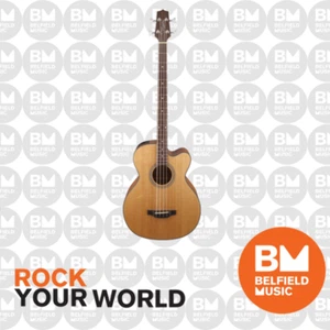 Takamine GB30 Series Acoustic Bass Guitar Natural w/ Pickup & Cutaway TGB30CENAT - Picture 1 of 7