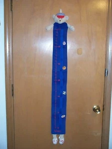 Ganz Baby Growth Chart plush Teddy Bear Sports Football Baseball Basketball 45" - Picture 1 of 5