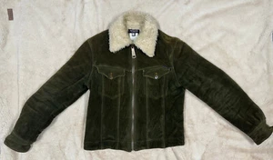 Dolce & Gabbana green corduroy jacket with fur collar L/40" - Picture 1 of 13