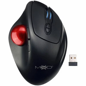 Mod-it Mouse: Kabellose Funk-Trackball-Maus mit 7 Tasten & Scrollrad, 1.600 dpi - Bild 1 von 11