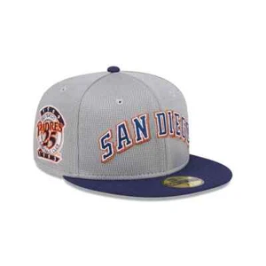 New Era 59FIFTY Pivot Mesh Crown San Diego Padres Graphite Baseball Cap - Picture 1 of 6