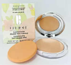 Clinique Superpowder Double Face Makeup - 01 Matte Ivory 0.35 oz/10 g - Picture 1 of 5