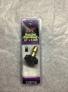 Boquilla pulverizadora de jabón negro 65° x 4,0 mm K-T INDUSTRIAS NUEVO 1/4 acoplador rápido - Imagen 1 de 2