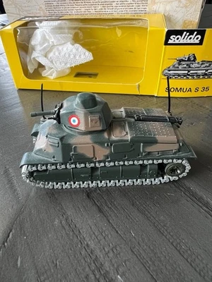 Tanque Solido. Char Somua S 35. Nº 234. Vintage con caja original, escala 1:50 Foto 1 de 4