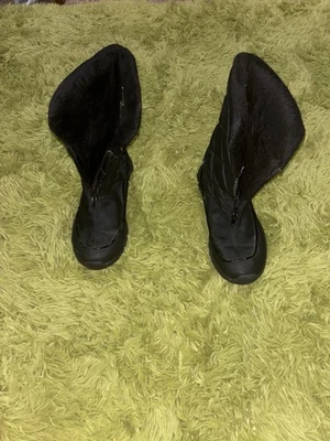 VINTAGE Y2K Spring Step Women's Lucerne Black Waterproof Snow Boots '07 Size 11 - Image 1 of 4