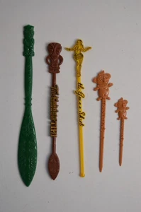 5 Tiki Cocktail Rührstäbchen Cocktailstäbchen Kunststoff Restaurant Barware Händler Vic's - Bild 1 von 14