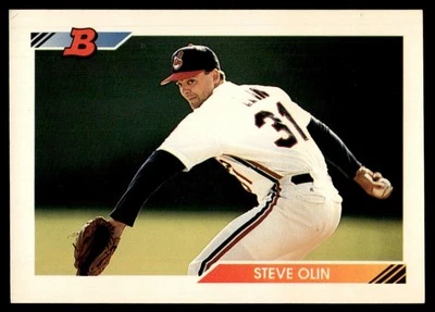1992 Bowman Steve Olin Cleveland Indians #236 - Image 1 of 2